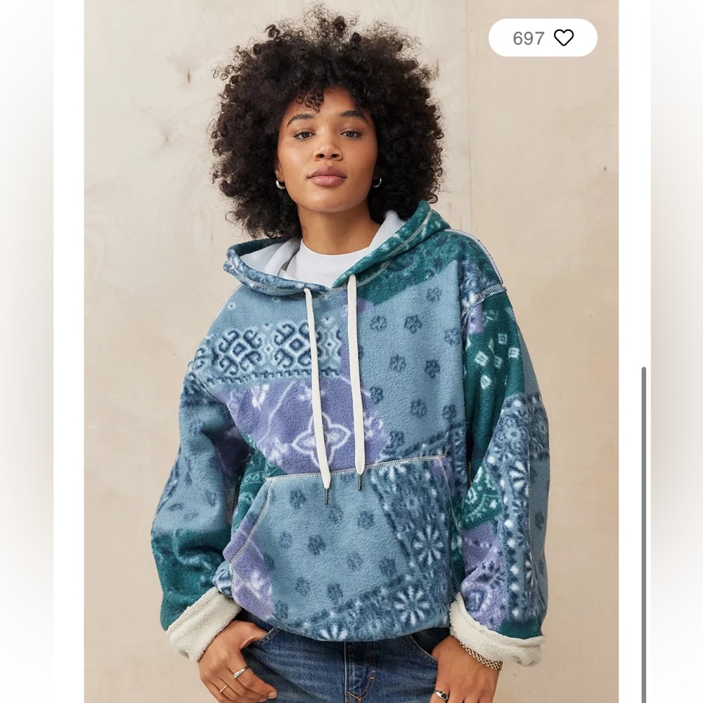 BDG Urban Outfitters Oversized Fleece Lined Hoodie, S, NWOT
